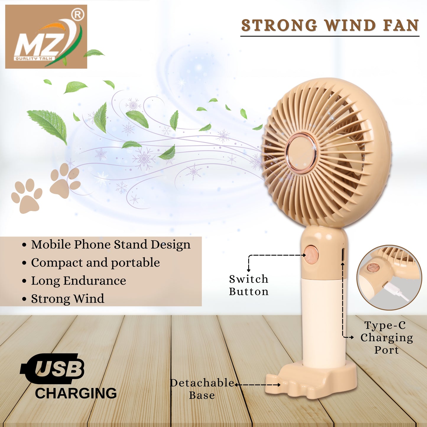 USB Portable Fan – Cool Comfort On-the-Go