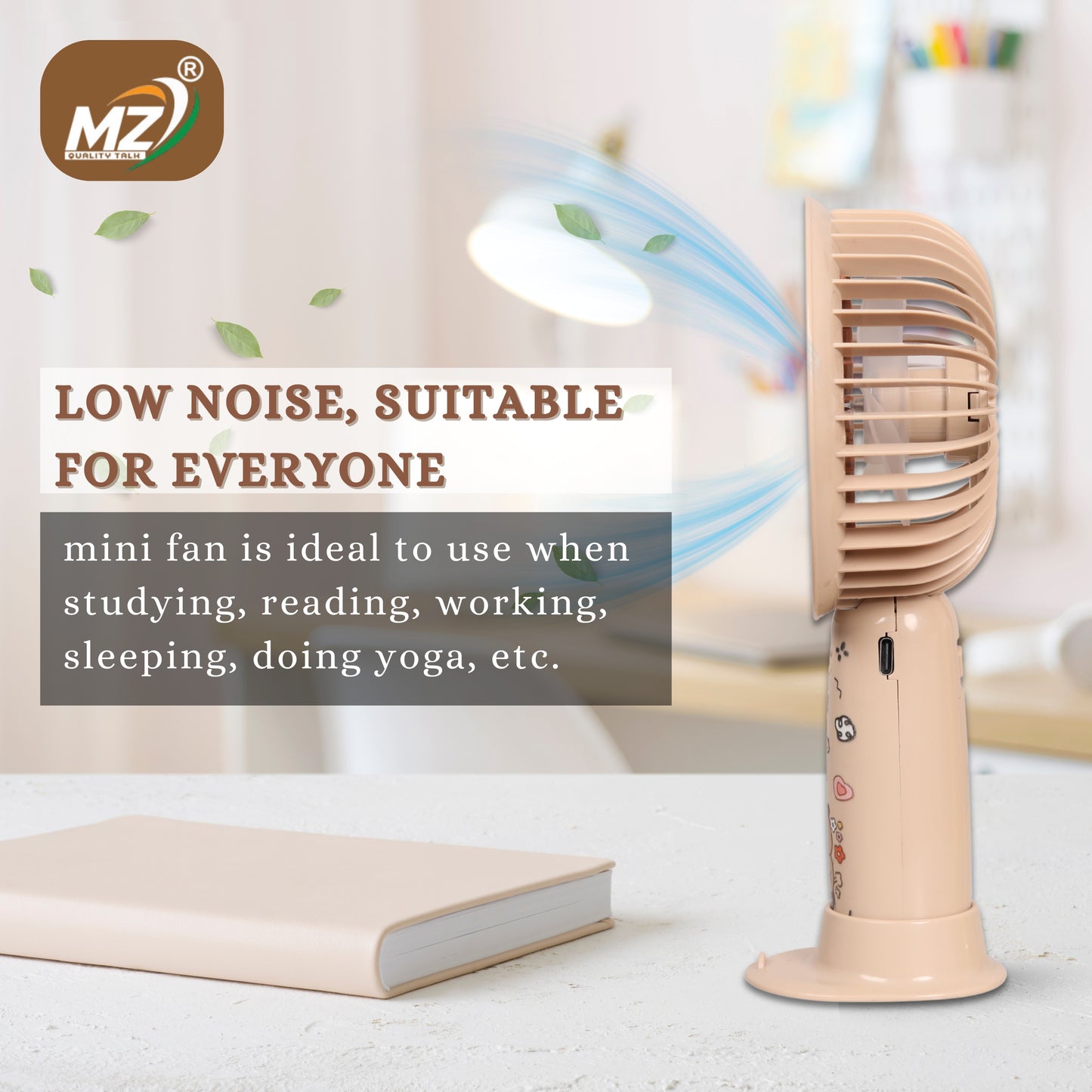 USB Portable Fan – Plug In. Cool Out.