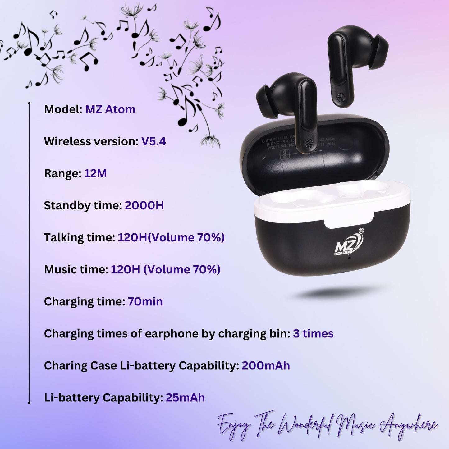 Atom Series TWS Earpods – Your Sound. Your Way.