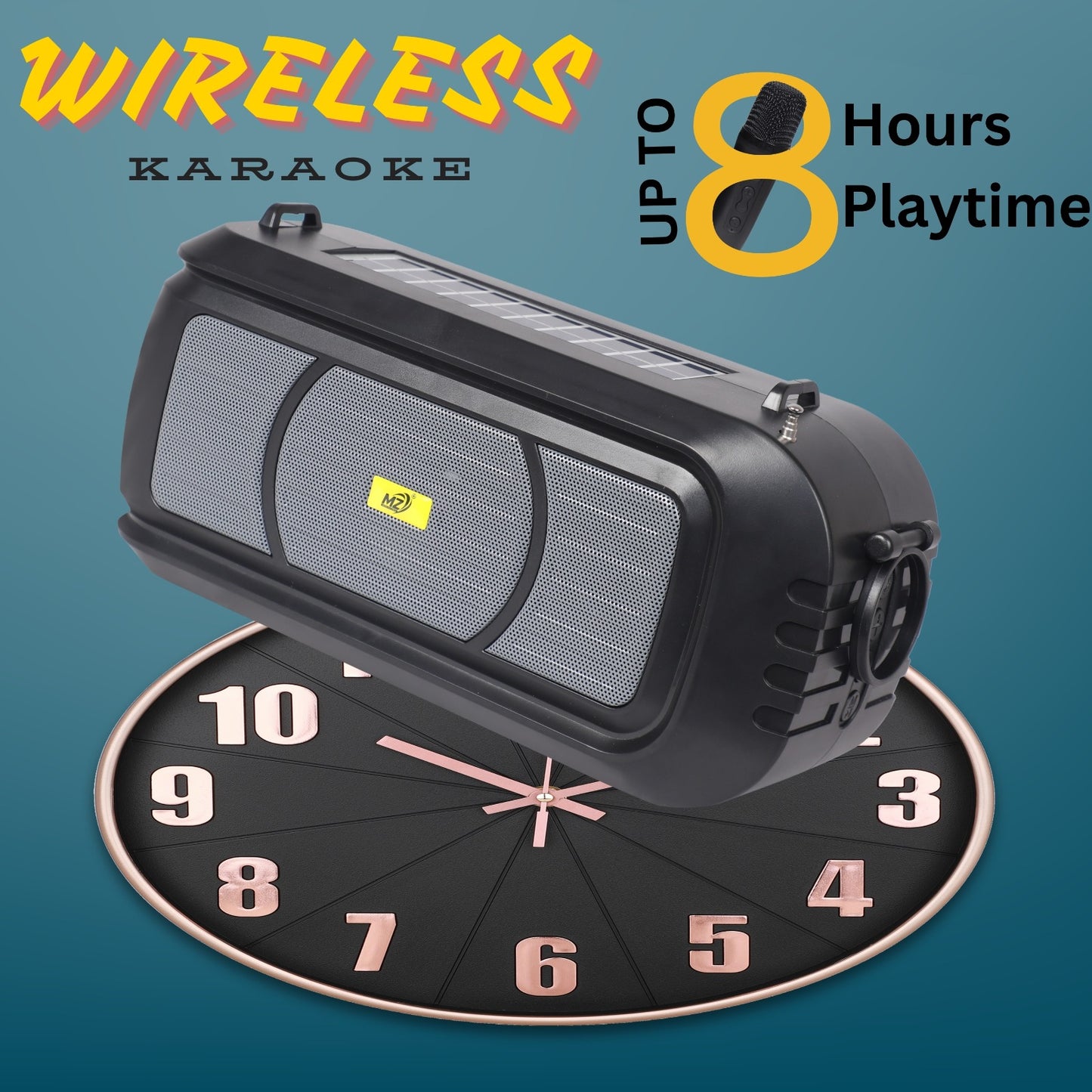 Compact Mic with Built-In Speaker – Portable & Powerful Sound