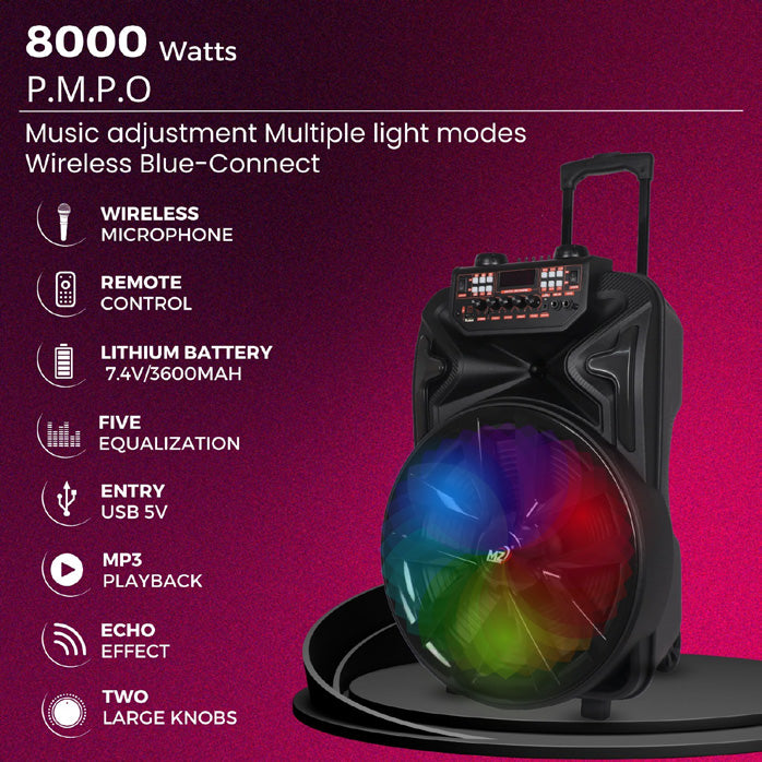 BOOM BOX Bluetooth Speaker – Big Bass, Bold Sound, Total Vibes