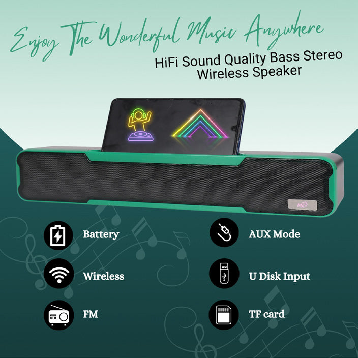 Bluetooth Soundbar – Wireless Audio, Bold Sound