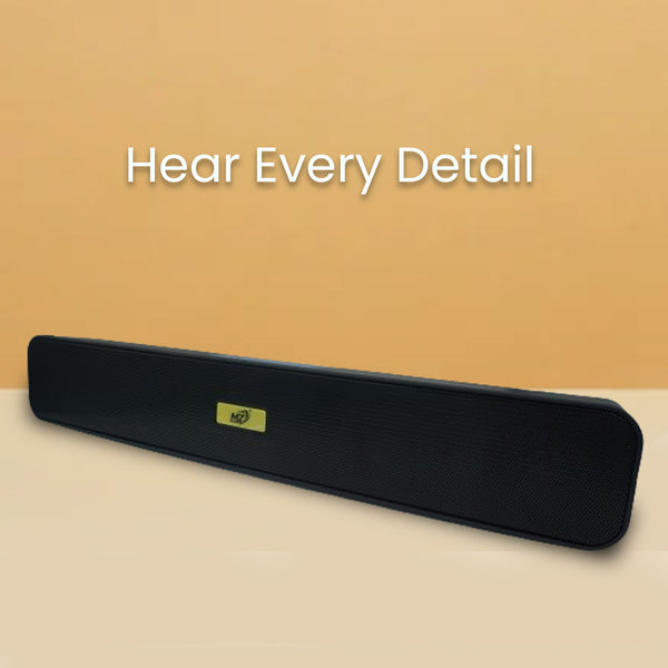MZ 302 Wireless BT v5.0 Portable Speaker with 10W RMS Output, TWS, 10H Backup Approx, Built in Rechargeable Battery FM Radio, AUX, mSD, USB, Call Function and Dual 52mm Drivers Multi