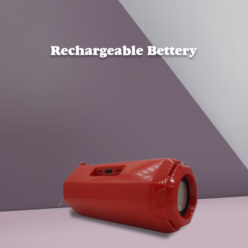 MZ 006 Bluetooth Portable Dual Speaker Driver Unit, USB and TF-Card Music Playback, Line-in Connectivity, Rechargeable Battery, FM Radio