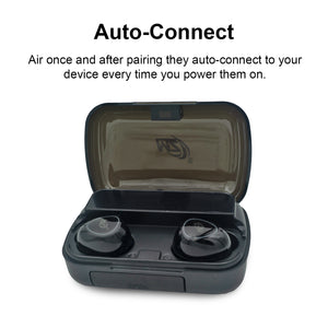 mz m10 Earbuds with 30H of Playtime, Low Latency, Quad Mic 