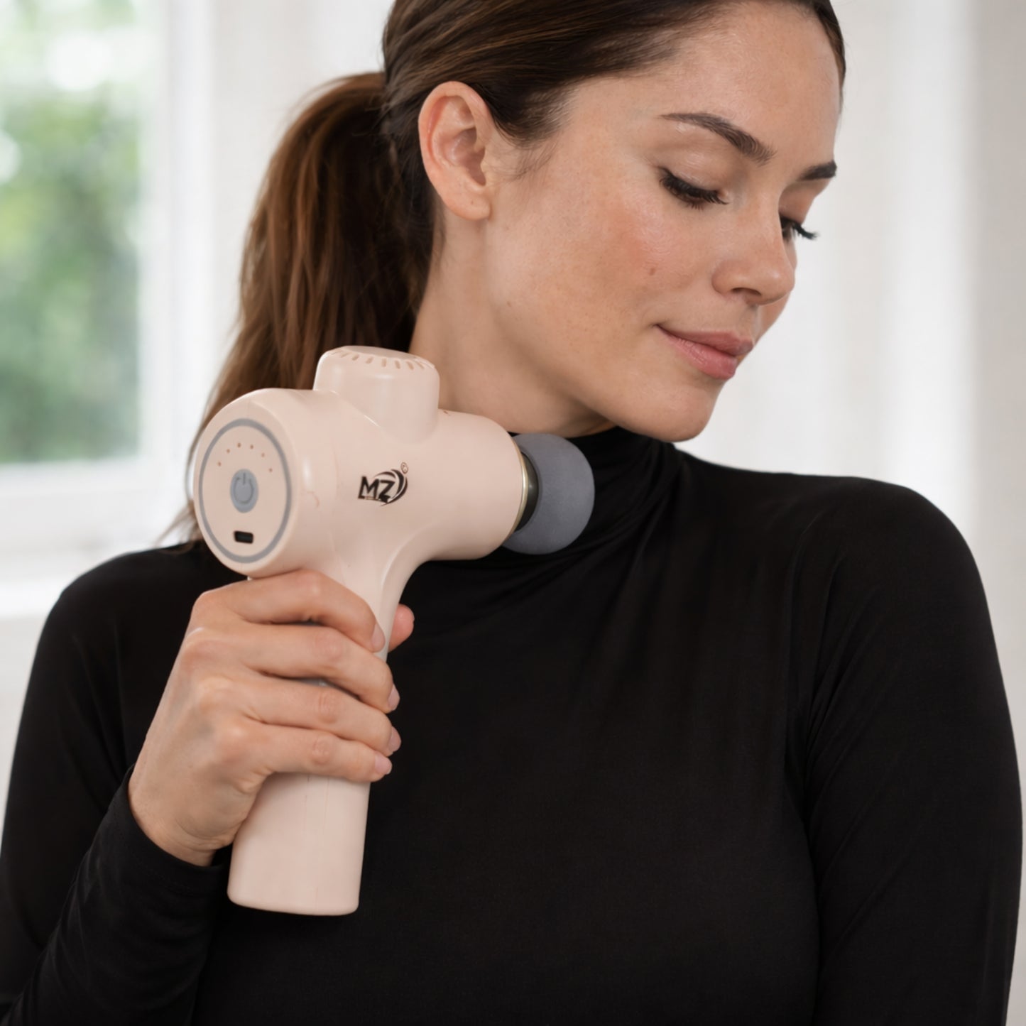 Mz Quality Massage Gun | Body Massager for Pain Relief | Massage Gun for Back Leg & Full Body | 4 Specialized Heads For Full Body Pain Relief