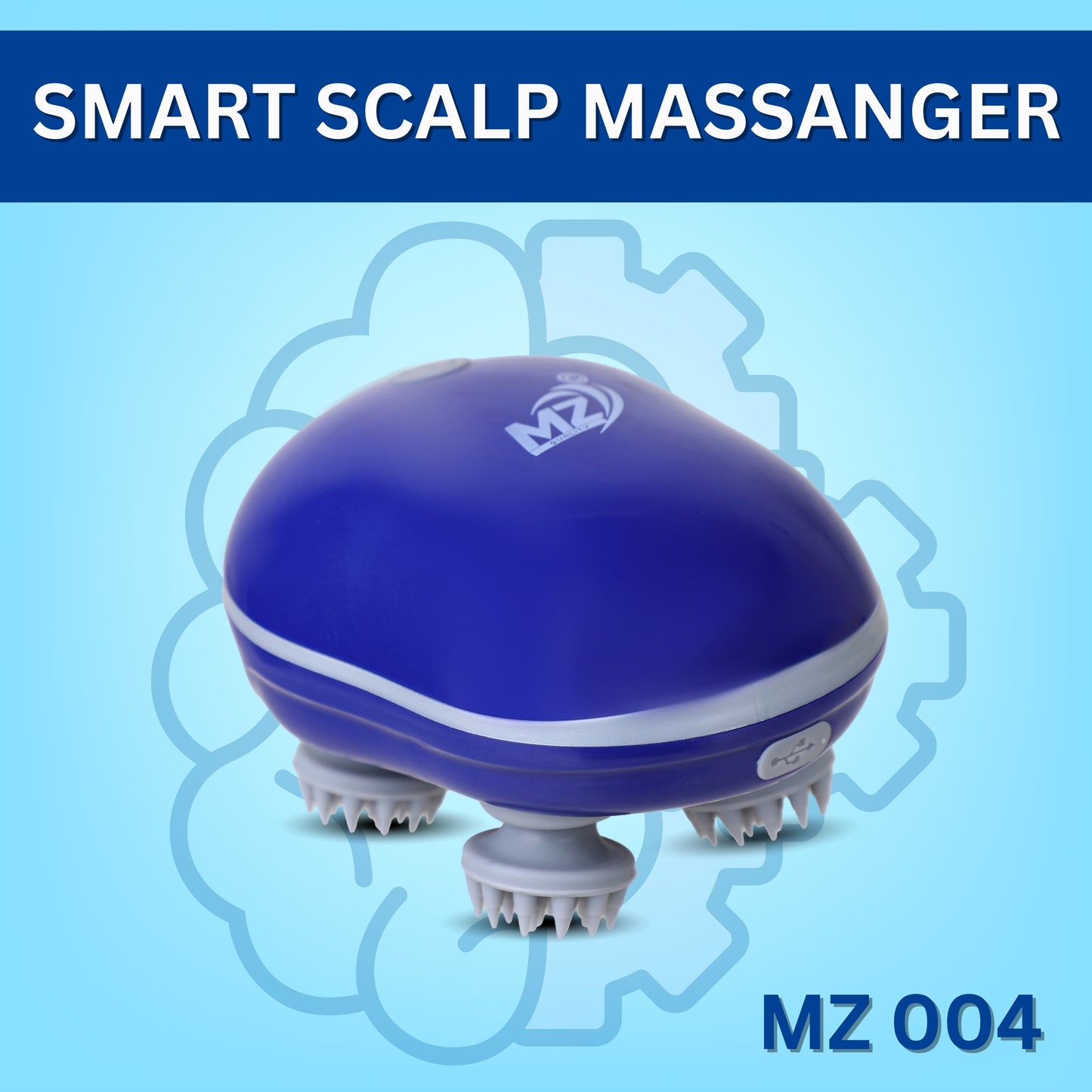 Mz quality Silicon Kneading Points with Detachable Heads | Scalp, Body & Head Massager