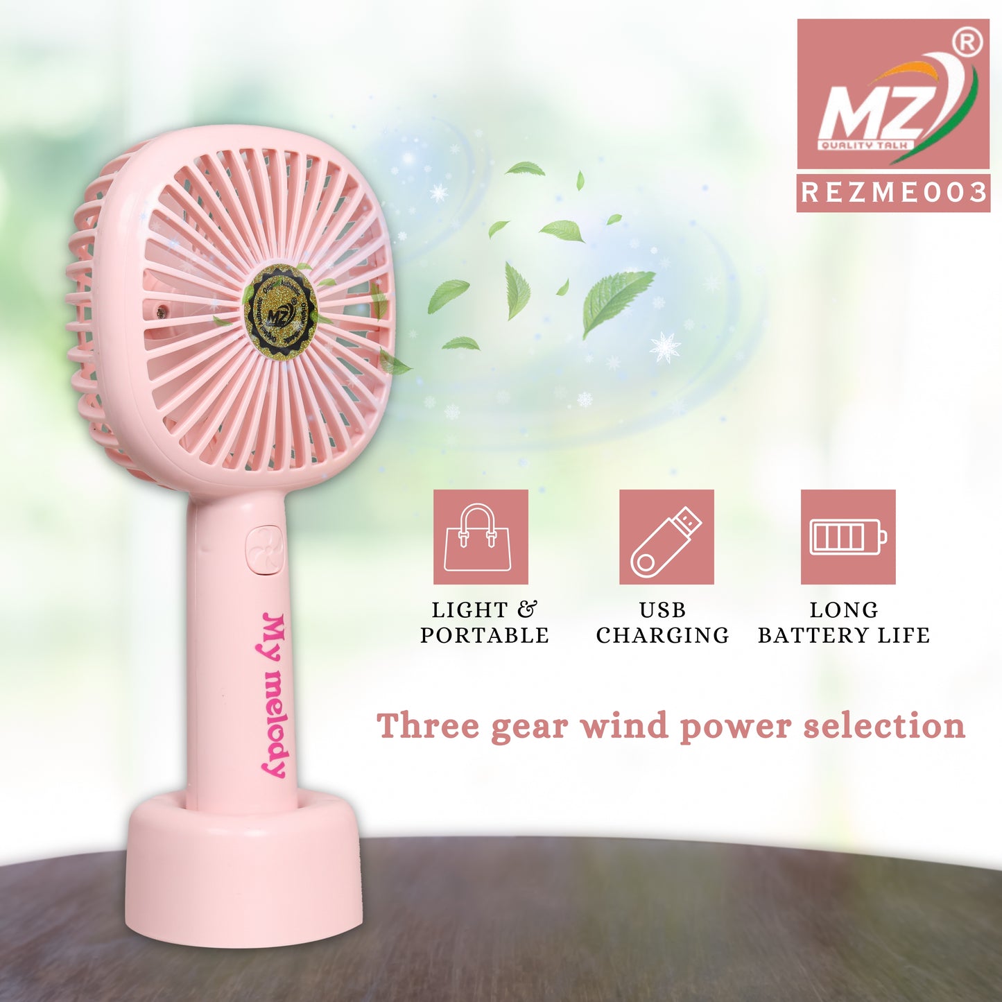 USB Portable Fan – Smart Cooling, Anywhere
