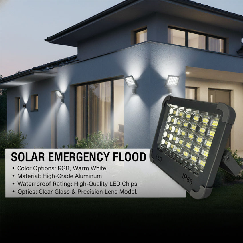 Solar Emergency Flood Light