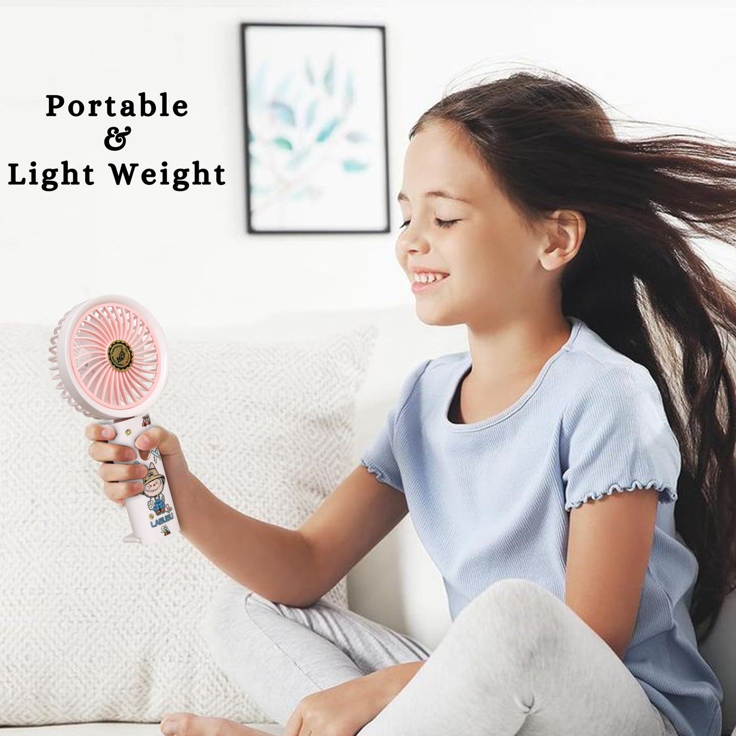 USB Portable Fan – Instant Cooling at Your Fingertips