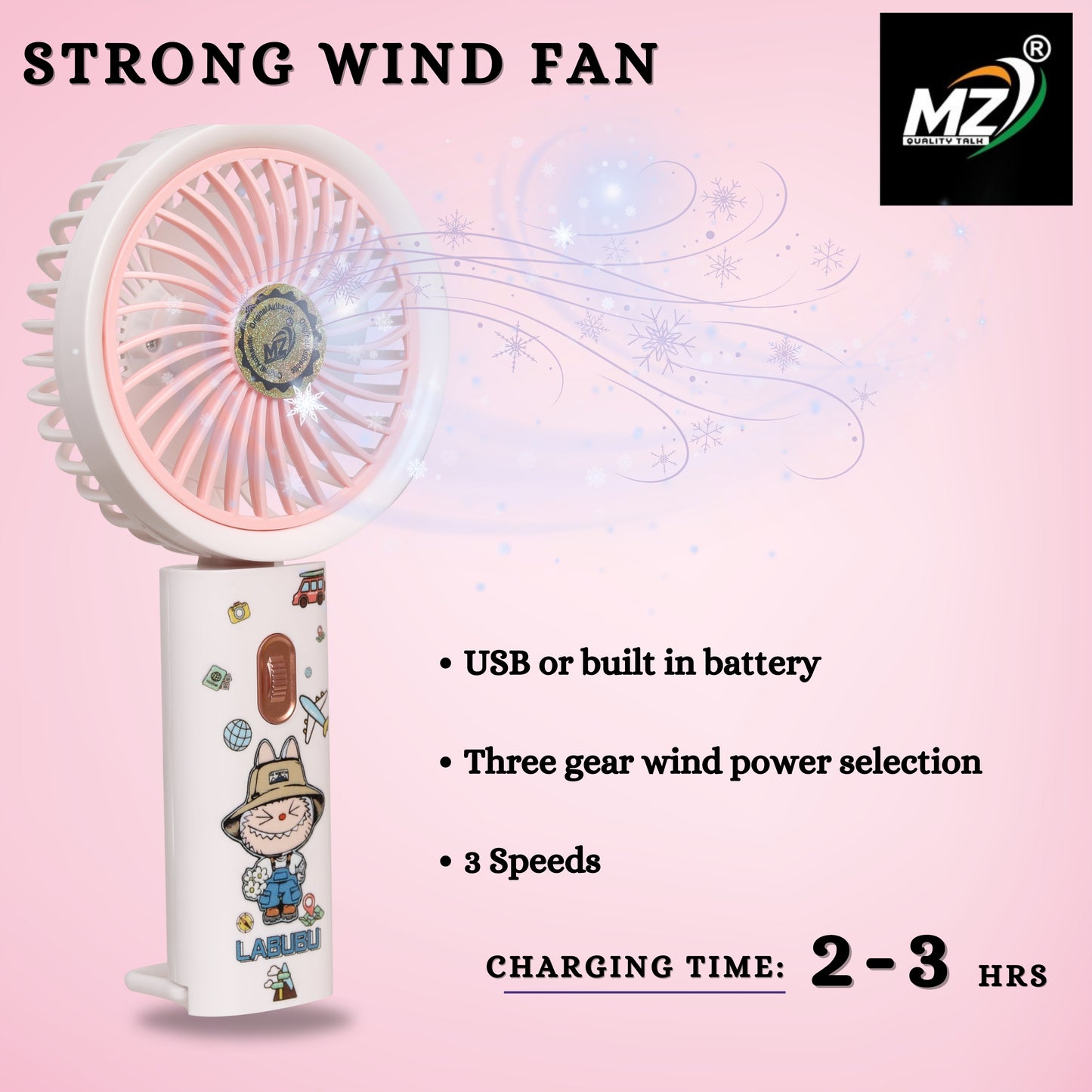 USB Portable Fan – Instant Cooling at Your Fingertips