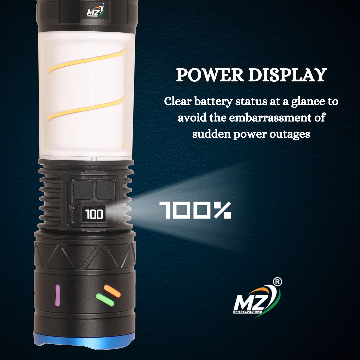 Ultra-Bright LED Flashlight – USB Rechargeable & Multi-Mode Torch