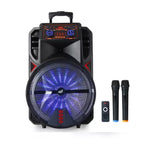 MZ -Rock Dynamic Thunder Sound with 2X Wireless Mic 60 W Bluetooth Party Speaker  (Black, Stereo Channel)