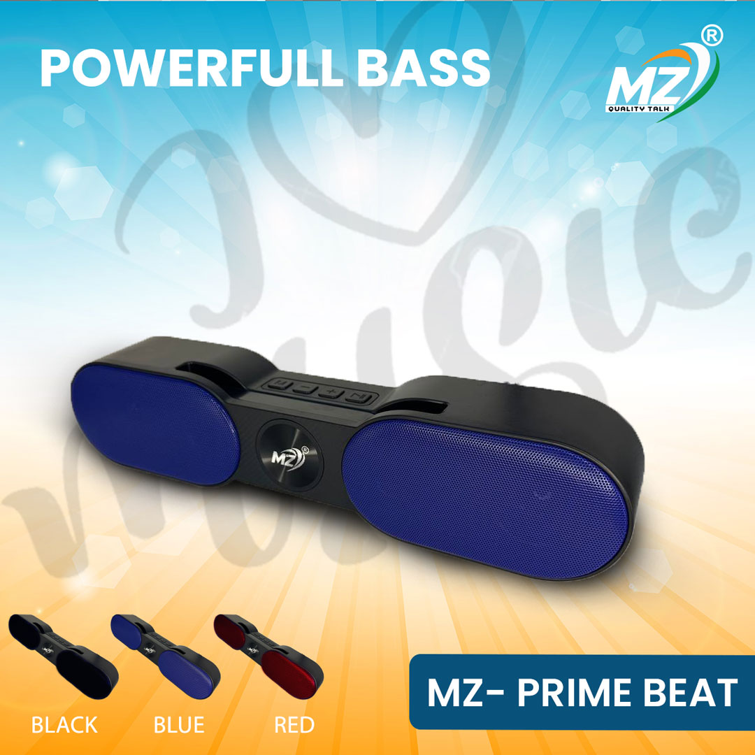 MZ-PRIME BEAT Bluetooth Sound Bar- Immersive Audio, Sleek Design