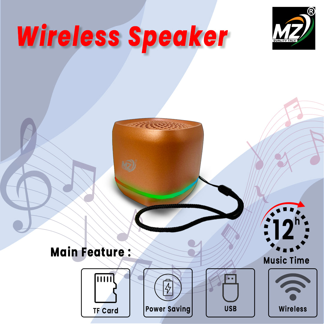 MZ Spinx Bluetooth Speaker with RGB Lights